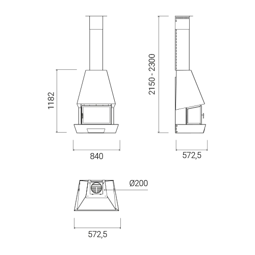 Висячая печь Traforart Rac Traforart Rac фото