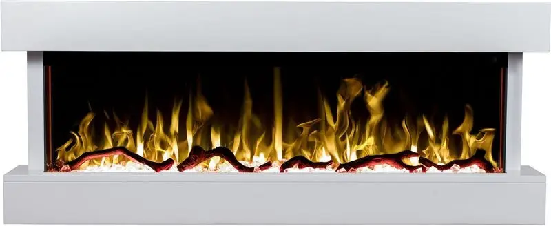 Электрический настенний камин A &mdash; Flame Modena белый A &mdash; Flame Modena фото
