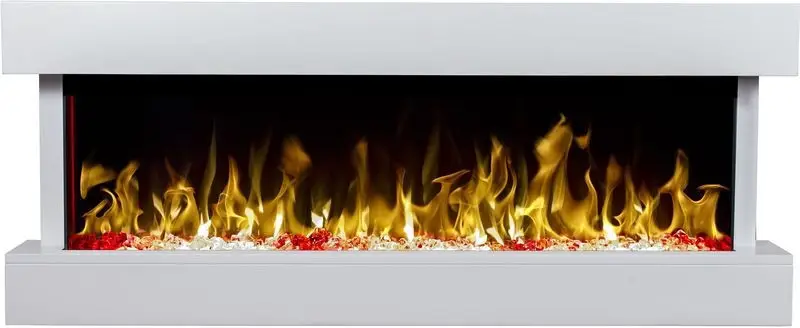 Электрический настенний камин A &mdash; Flame Modena белый A &mdash; Flame Modena фото