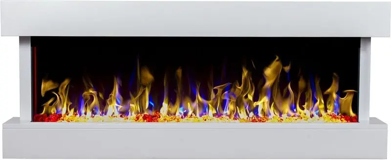 Электрический настенний камин A &mdash; Flame Modena белый A &mdash; Flame Modena фото
