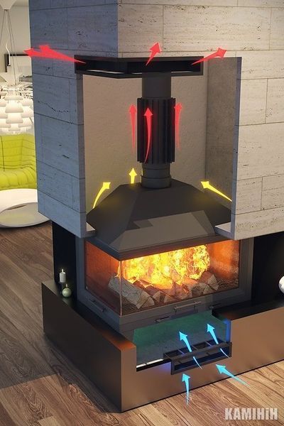 Решетка вентиляционная для камина "V-OPEN-L" 700х500/70-L-ML угловая &ldquo;V - OPEN-L&rdquo; 700х500/70-L-ML фото