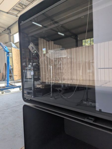Печь стальная M-Fire  Rodos с дровницей (15kW) Rodos DR фото