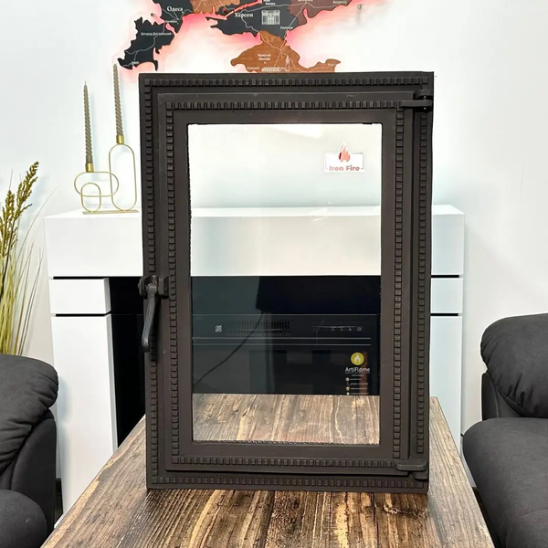 Дверцята для печі Iron Fire Brown 440х640 мм IF Brown фото