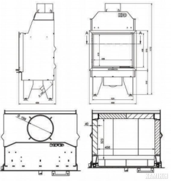 Камінна топка KFD ECO iLINE 5161 ECO iLINE 5161 фото