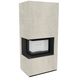 Камин Kratki FLOKI BOX левый 8 kW &Oslash; 160 з керамогранита  FLOKI BOX L фото 19