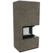 Камин Kratki FLOKI BOX правый 8 kW &Oslash; 160 из керамогранита  FLOKI BOX P фото 1
