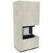 Камин Kratki FLOKI BOX правый 8 kW &Oslash; 160 из керамогранита  FLOKI BOX P фото 18