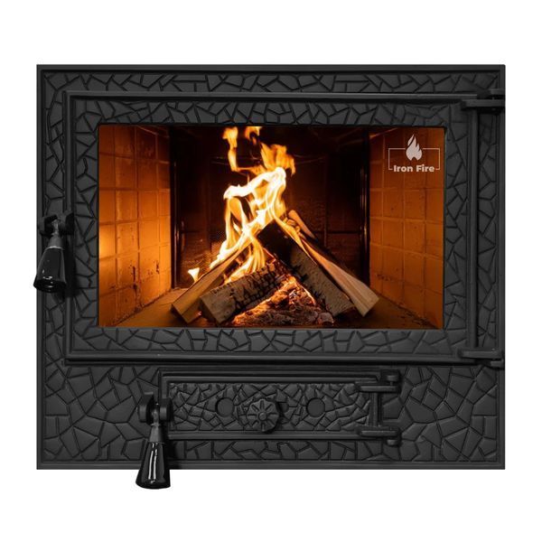 Дверца для печи Iron Fire Versace Panorama LUX 580х500 мм IF Panorama 500 фото