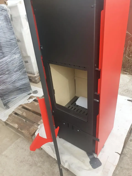 Печь длительного горения красная KFC Onix 8 red  KFC Onix 8 red фото