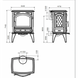 Чавунна пічь Dovre 540 W Dovre 540 W фото 4
