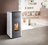 Печь на пеллетах с водяным теплообменником Haas+Sohn HSP 6 белая-антрацит  HSP 6-1 фото