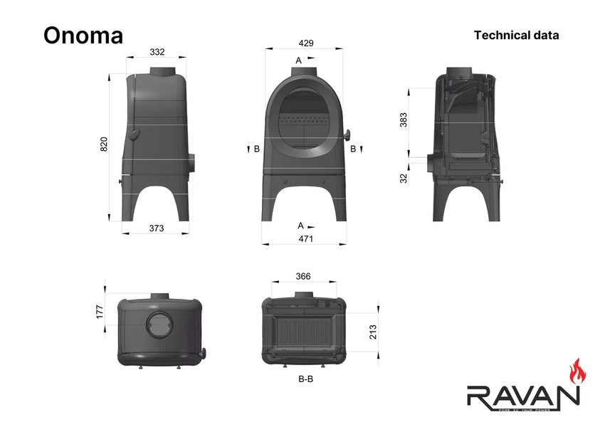 Чавунна піч Ravan Onoma Ravan Onoma фото