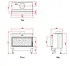 Камін тривалого горіння на дровах Regal Fire Flat S-LINE 100x42  S-LINE 100x42 фото